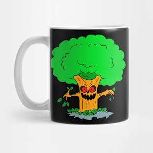 Halloween pictures on t-shirt for kids tree Mug